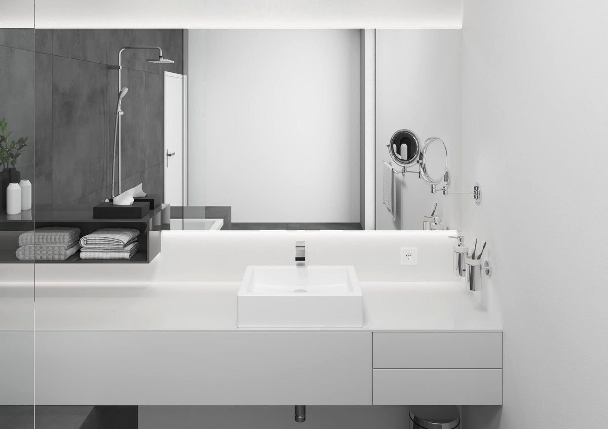 Hansgrohe VERNIS Shape 190 Einhebel-Waschtischmischer mit Zugstangen-Ablaufgarnitur, Chrom