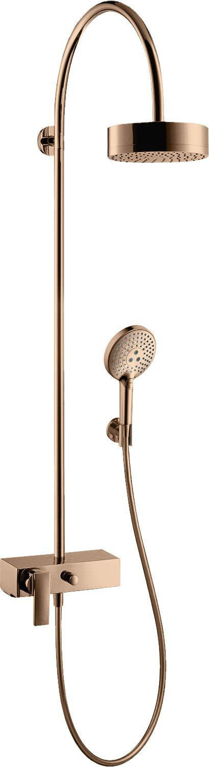 AXOR Citterio Showerpipe DN 15 mit Einhebelmischer und 1jet Kopfbrause – Chrom