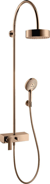 AXOR Citterio Showerpipe DN 15 mit Einhebelmischer und 1jet Kopfbrause – Chrom