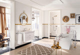 HANSGROHE Kopfbrause RAINDANCE CLASSIC AIR 1jet 240 mm mit Brausearm 390 mm chrom/gold