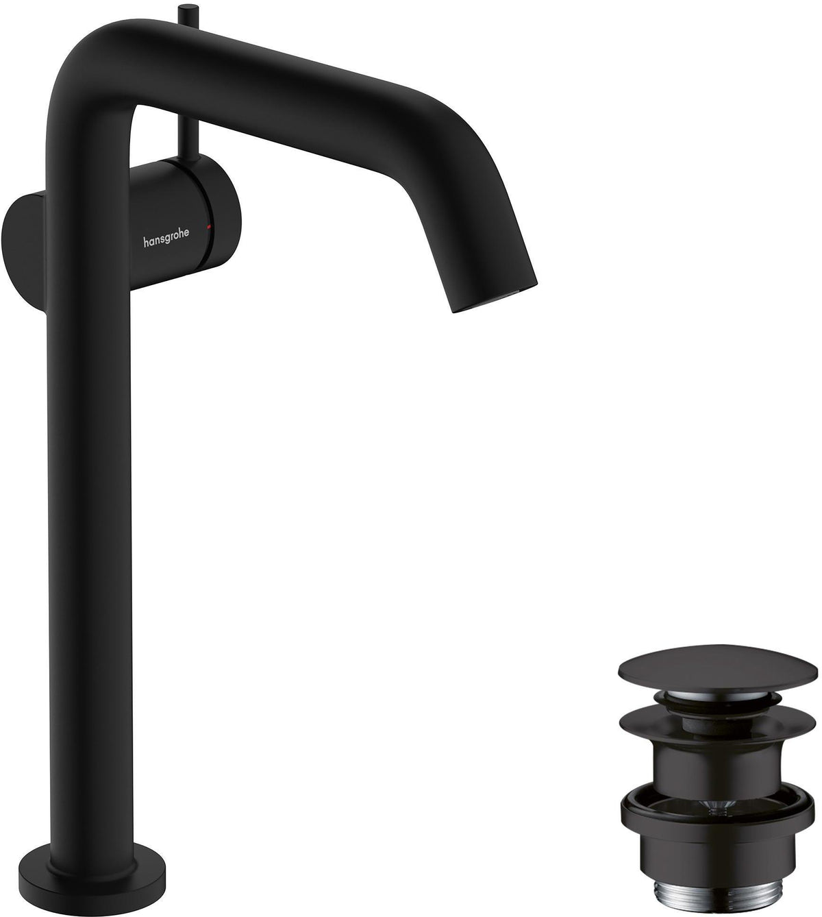 HANSGROHE Tecturis S Einhebel-Waschtischmischer mit Push-Open Ablaufgarnitur, chrom