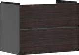 Hansgrohe Xevolos E Waschtischunterschrank 780 mm Eiche Dunkel Mattweiß mit PushOpen und SoftClose