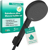 HANSGROHE Raindance Alive Select S Brausehalterset 125 mm 3jet EcoSmart mit Textilschlauch 1600 mm