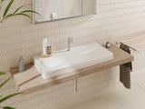 HANSGROHE Xelu Q Aufsatzwaschtisch 1000x480mm weiß geschliffen mit SmartClean