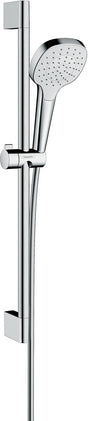 HANSGROHE Brauseset Croma Select E 1jet mit Unica Croma Stange 650 mm weiß/chrom
