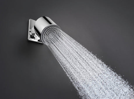 HANSGROHE Pulsify S 105 Kopfbrause mit PowderRain Strahl in Chrom – 1 Strahlart, Antikalk
