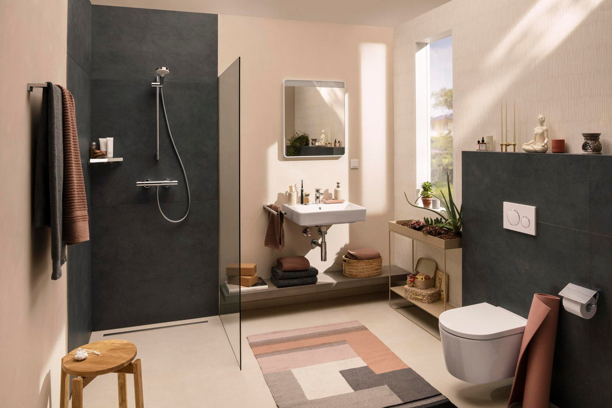 Hansgrohe Flowstar Schuber für Eckventil – Chrom, Aufbauteil mit G 3/8 Abgang