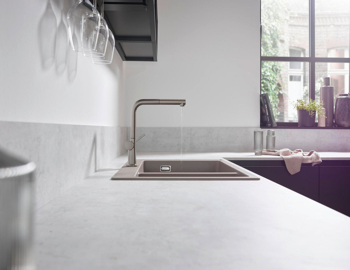HANSGROHE Talis M54 270 Spültischmischer mit Ausziehauslauf sBox Chrom