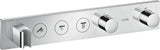 AXOR ShowerSolutions Select Thermostatmodul 530/90 Chrom – 3 Verbraucher, gleichzeitige Nutzung