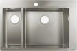 HANSGROHE Einbauspüle S71 Edelstahl 180 x 450 mm – 2 Becken, flächenbündig