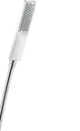 HANSGROHE Stabhandbrause Pulsify E 1jet Chrom – PowderRain Strahlart & QuickClean