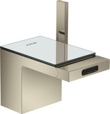 AXOR MyEdition Platte 150 in Leder – Abnehmbare Design-Abdeckung für Waschtischarmaturen