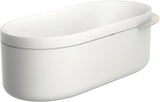 AXOR Suite Badewanne 1900 x 850 mm freistehend oval – SolidSurface, matt, 2 Personen
