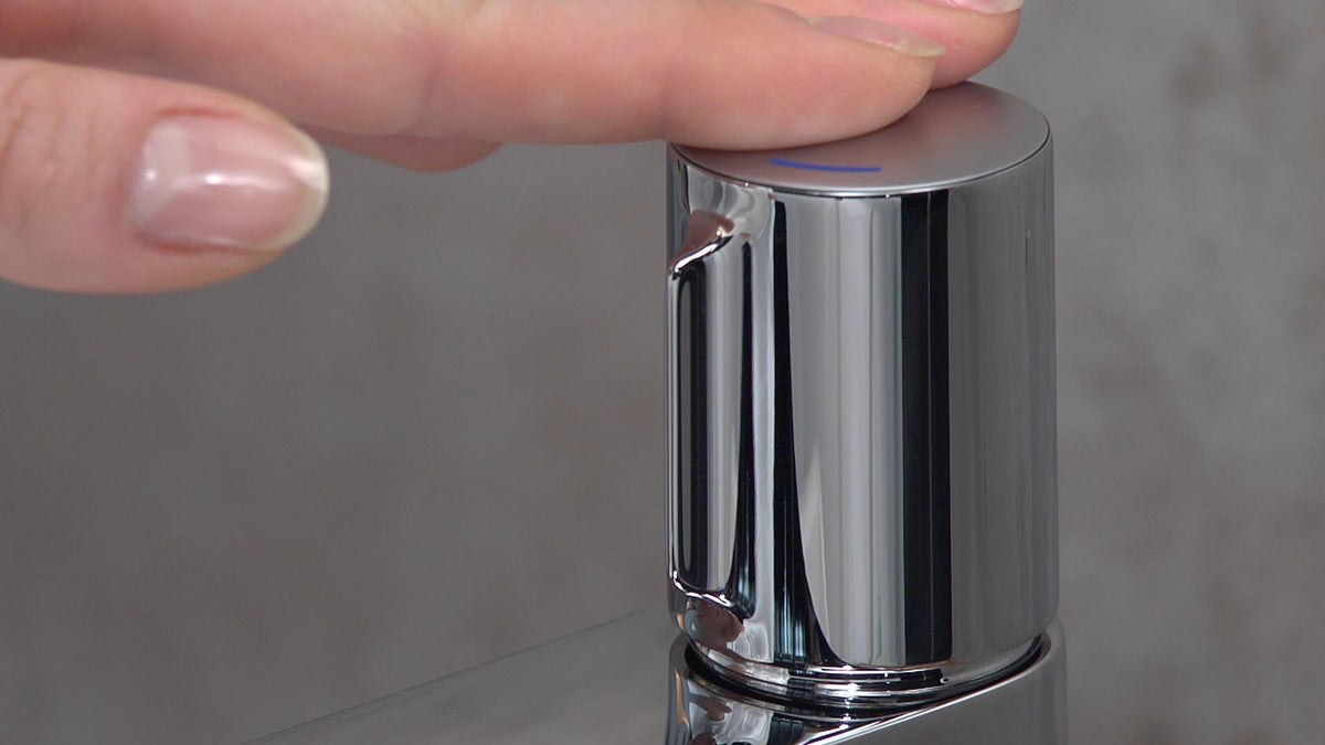HANSGROHE Talis Select E Waschtischmischer 240 mit Zugstangen-Ablaufgarnitur, chrom
