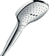 Handbrause RAINDANCE SELECT E 120 3jet von HANSGROHE – 3 Strahlarten, EcoSmart, QuickClean
