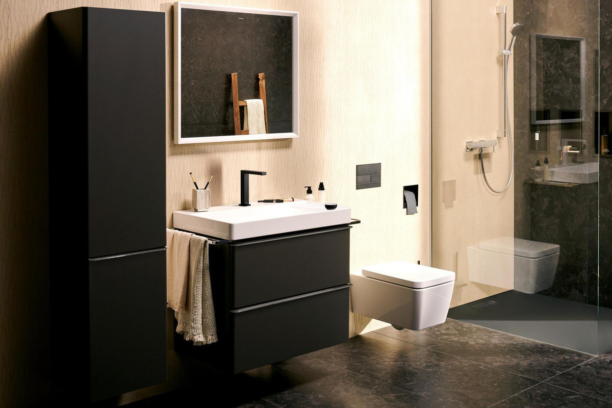 HANSGROHE Xelu Q Waschtischunterschrank 780 mm weiß hochglanz mit 2 Schubkästen