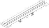 HANSGROHE RainDrain Compact Duschrinne 1200 mm Komplettset befliesbar