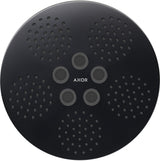 AXOR ONE 280 2jet Kopfbrause mit Deckenanschluss, chrom, 2 Strahlarten, PowderRain, Antikalk