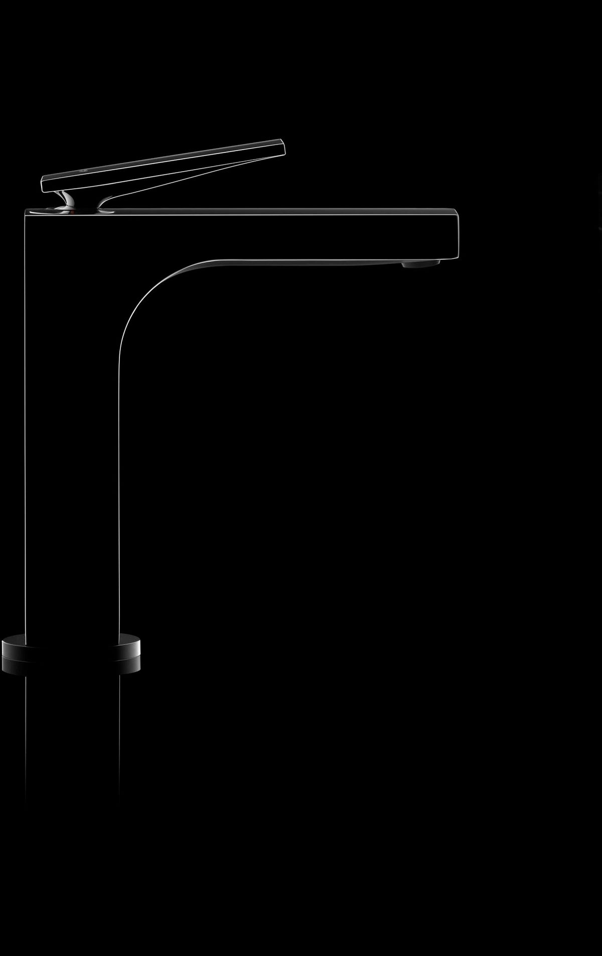 AXOR CITTERIO 160 Einhebel-Waschtischmischer von Hansgrohe – chrom, ohne Ablaufgarnitur