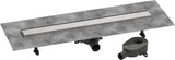 HANSGROHE RainDrain Go Komplettset Duschrinne 800 mm rückseitig befliesbar, matt schwarz