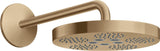 AXOR ONE 280 1jet Kopfbrause mit Brausearm, chrom – PowderRain & Rain, 280 mm, Antikalk