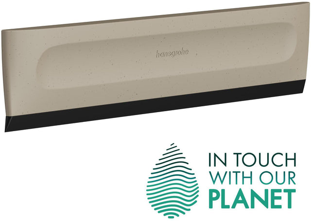 Hansgrohe Duschabzieher WallStoris Planet Edition sand – ergonomischer Duschabzieher für Glas