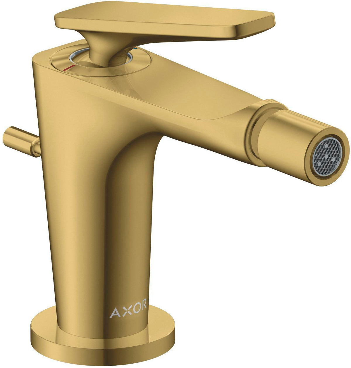 AXOR Citterio C Einhebel-Bidetmischer mit Zugstangen-Ablaufgarnitur, Ausladung 113 mm, chrom