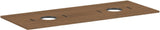 HANSGROHE Xilesa E Konsole 1375 mm Eiche mit 2 Ausschnitten für Aufsatzwaschtische