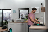 HANSGROHE Focus M42 Spültischmischer 220 mit Ausziehbrause, chrom – ComfortZone, 360° Schwenkbereich