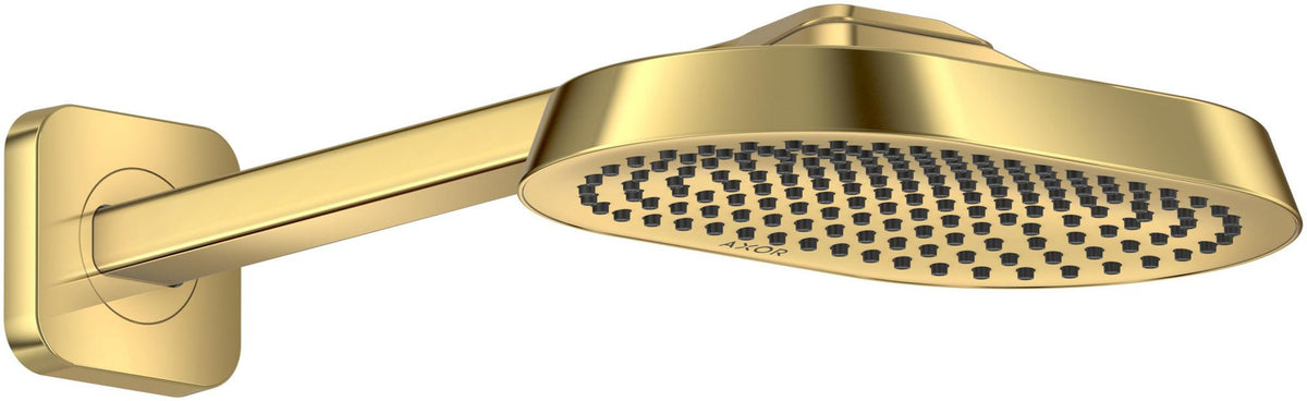 AXOR ShowerSphere 1jet EcoSmart Kopfbrause 250 x 160 mm mit Brausearm – Rain FlexPower