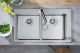 HANSGROHE Metris Select M71 Spültisch-Einhandmischer mit Ausziehbrause, Select-Technologie und ComfortZone 200 – Chrom