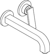 AXOR CITTERIO Fertigmontageset Unterputz-Waschtischmischer mit Hebelgriff und 220 mm Auslauf