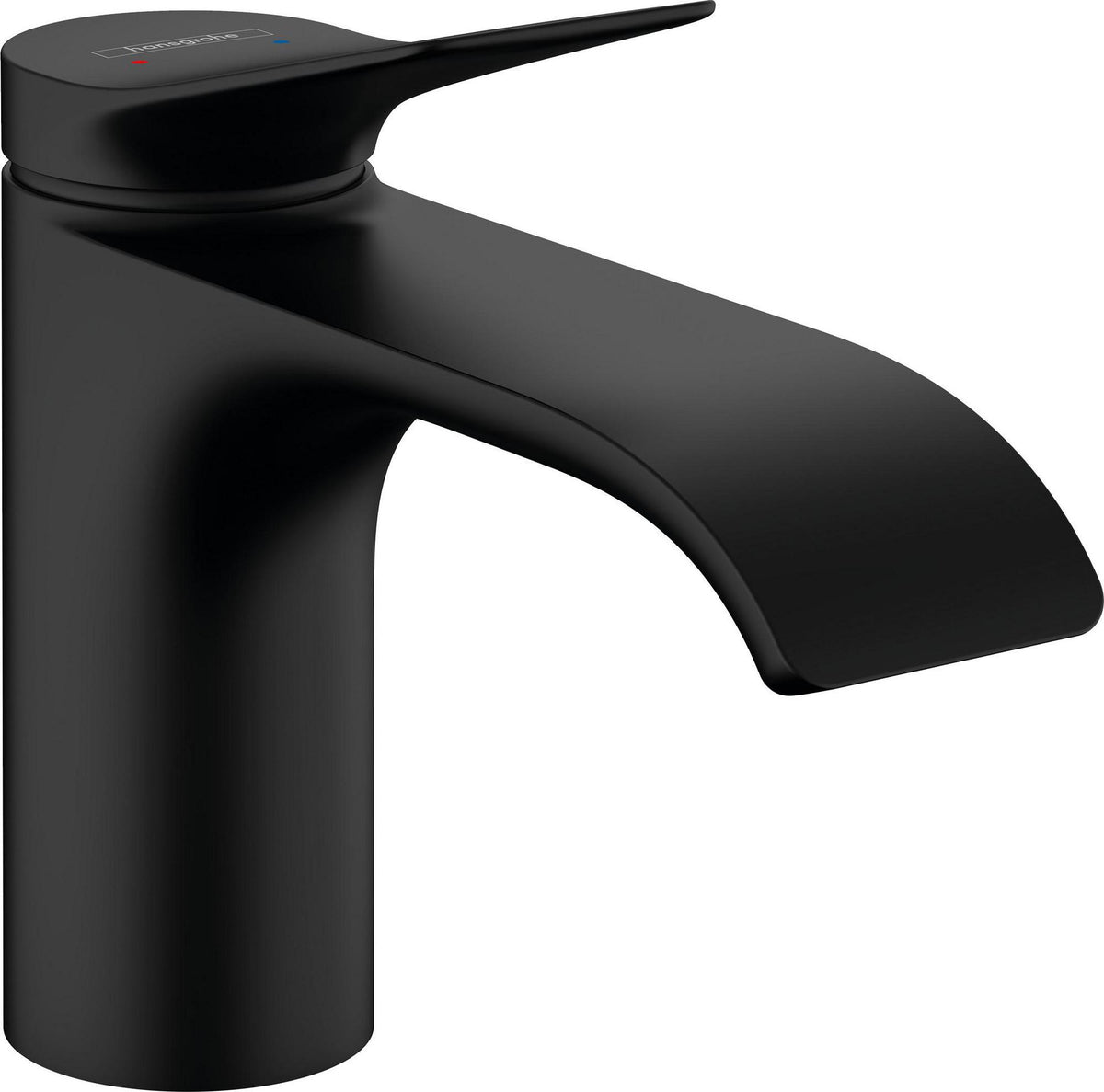 HANSGROHE Vivenis Einhebel-Waschtischmischer 80 mm mit Zugstangen-Ablaufgarnitur – WaterfallStream, chrom