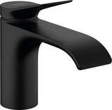 HANSGROHE Vivenis Einhebel-Waschtischmischer 80 mm mit Zugstangen-Ablaufgarnitur – WaterfallStream, chrom