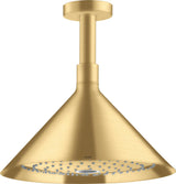 AXOR Kopfbrause 240 2jet von Hansgrohe – Chrom, Deckenmontage, Rain & RainAir