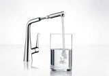 HANSGROHE HG Einhebel-Küchenmischer 320 METRIS DN 15 mit Ausziehauslauf chrom