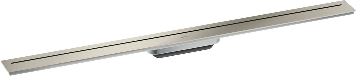 AXOR Drain Duschrinne Fertigset 1000 mm chrom – Designabdeckung, Dryphon, höhenverstellbar