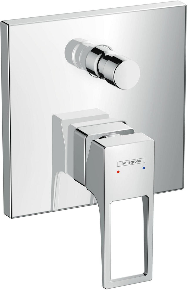 HANSGROHE Metropol Einhebel-Wannenmischer DN 15 Unterputz Chrom – 2 Verbraucher, Keramikmischsystem
