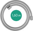 Hansgrohe Designflex Textilbrauseschlauch 160 cm Chrom – Recycled PET, Knickgeschützt, Drehwirbel