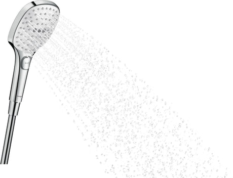 HANSGROHE Raindance Select E 120 3jet Handbrause mit Select-Taste und QuickClean in Chrom