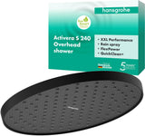 Hansgrohe Activera S Kopfbrause 240 1jet EcoSmart – Chrom, 240 mm, Rain, FlexPower