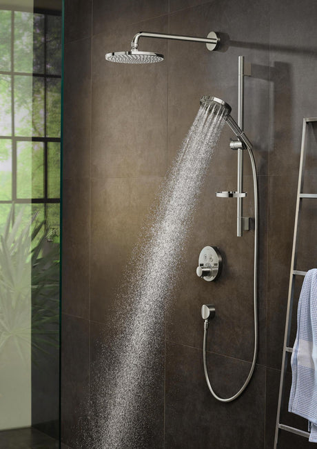Hansgrohe Raindance S 240 Kopfbrause 1jet PowderRain mit 390 mm Brausearm – Chrom