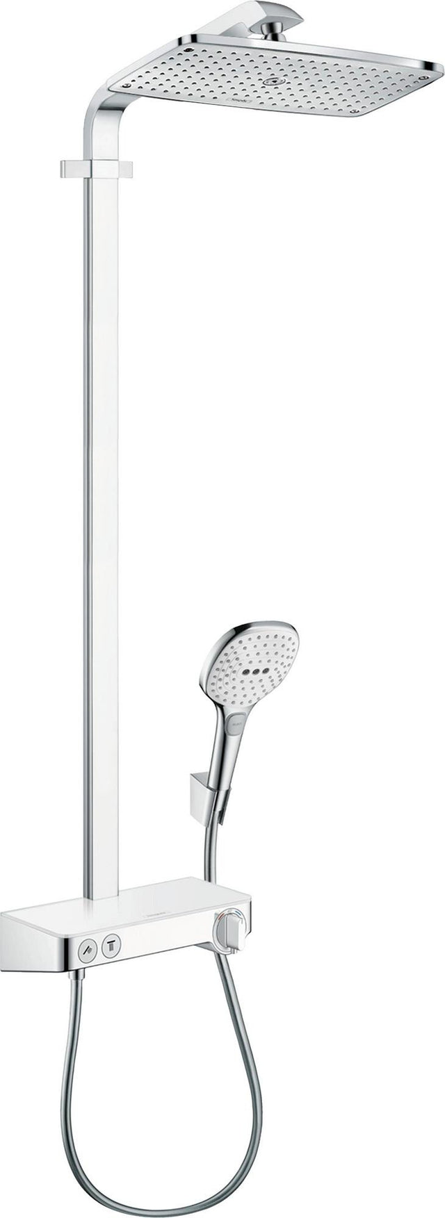HANSGROHE Showerpipe Raindance Select E 360 ShowerTablet DN 15 EcoSmart weiß/chrom