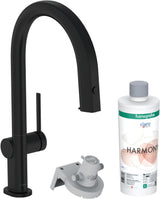 HANSGROHE Aqittura M91 Filtersystem 210 mit Ausziehschlauch und aBox Starter Set – gefiltertes Trinkwasser direkt aus der Küchenarmatur