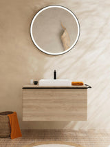 HANSGROHE Xelu Q Waschtischunterschrank 980 mm weiß hochglanz mit SoftClose und Inneneinteilung