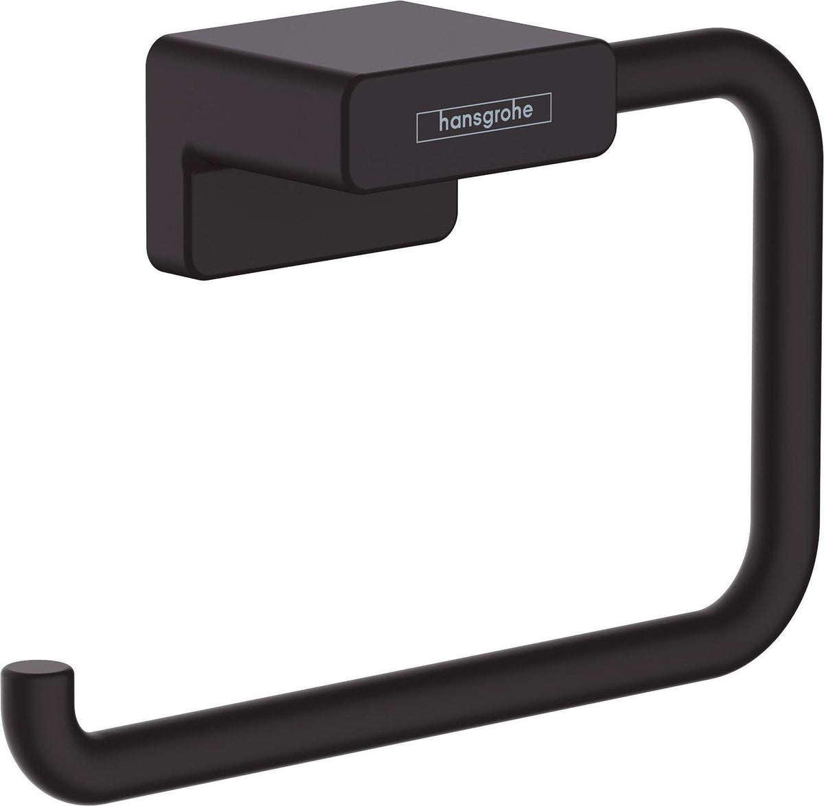 HANSGROHE AddStoris Papierrollenhalter ohne Deckel – Chrom, Wandmontage, verdeckte Befestigung