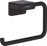 HANSGROHE AddStoris Papierrollenhalter ohne Deckel – Chrom, Wandmontage, verdeckte Befestigung