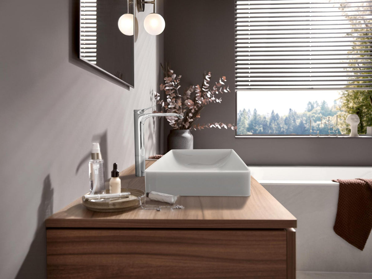 Hansgrohe Vivenis Einhebel-Waschtischmischer 250 mit Zugstangen-Ablaufgarnitur, chrom