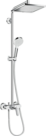 HANSGROHE Showerpipe Crometta E 240 mit Einhebelmischer – 240 mm Kopfbrause, chrom