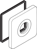 AXOR Massaud Absperrventil Chrom – Hansgrohe Ersatzteil für Brausestange 22 mm